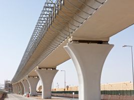 Avanzan a buen ritmo las obras de los viaductos del metro de Riad (Arabia Saudí)
