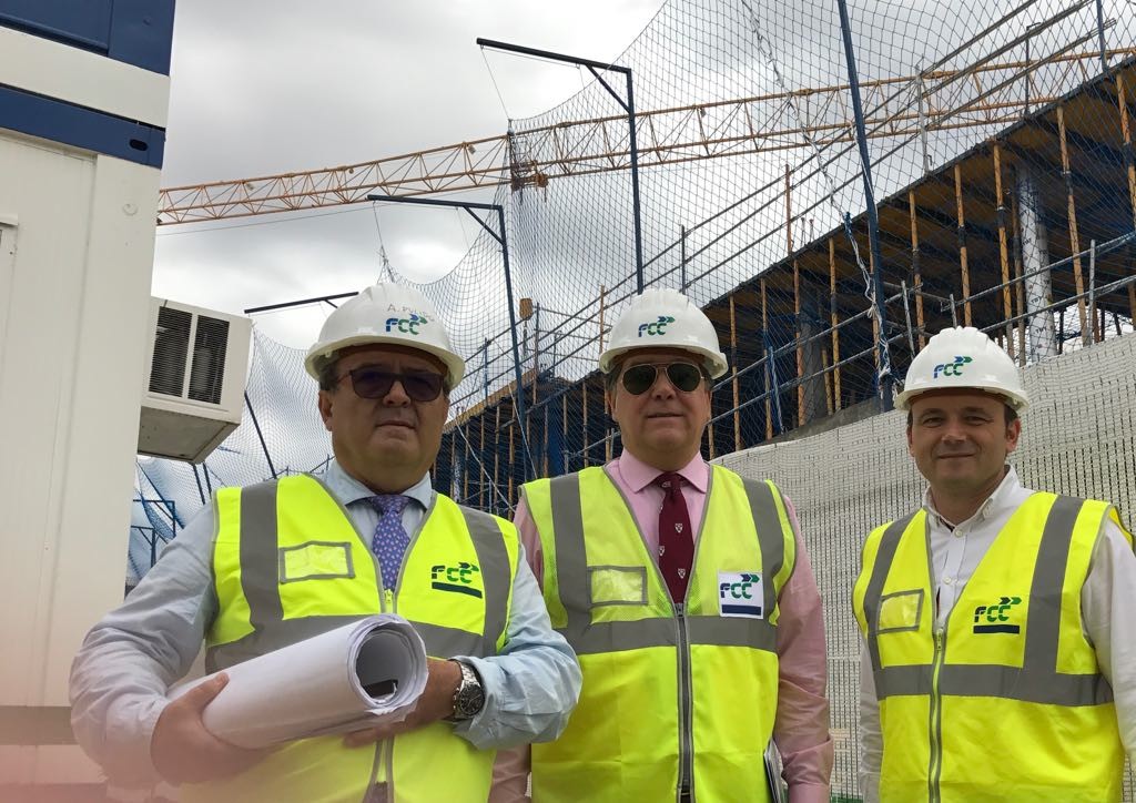 Carlos M. Jarque visits the Nuevo Tres Cantos site (Madrid)