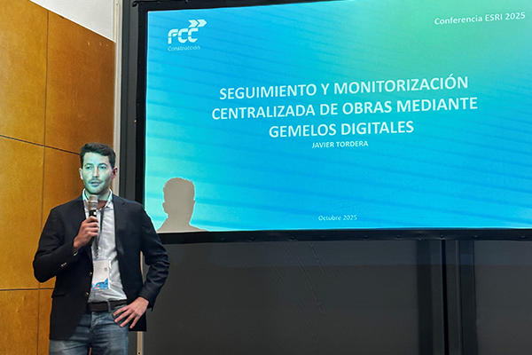 FCC Construcción presenta su estrategia de digitalización en la Conferencia GIS de Esri España
