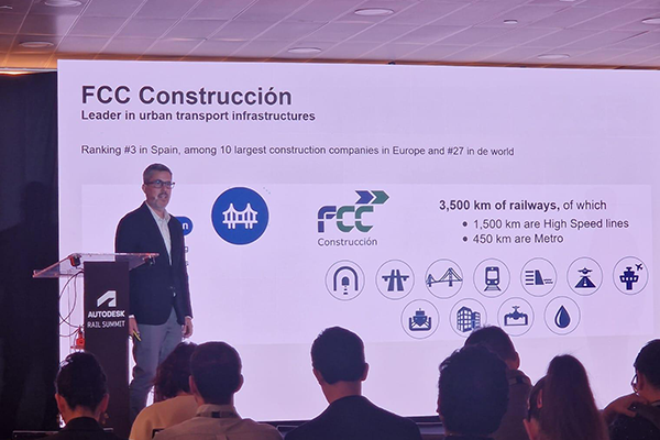 FCC Construcción participa en Autodesk Railway Summit Madrid 2025