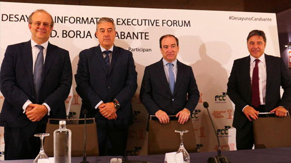 FCC Construcción y FCC Medio Ambiente participan en el desayuno informativo del delegado de Urbanismo, Medio Ambiente y Movilidad del Ayuntamiento de Madrid