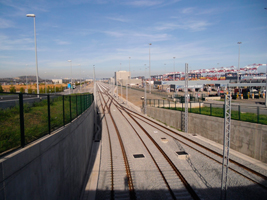 FCC Construcción completes the railway access to the Port of Barcelona