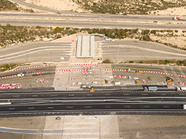 FCC Construcción restituye de forma completa la calzada del antiguo peaje troncal de San Juan (AP7)