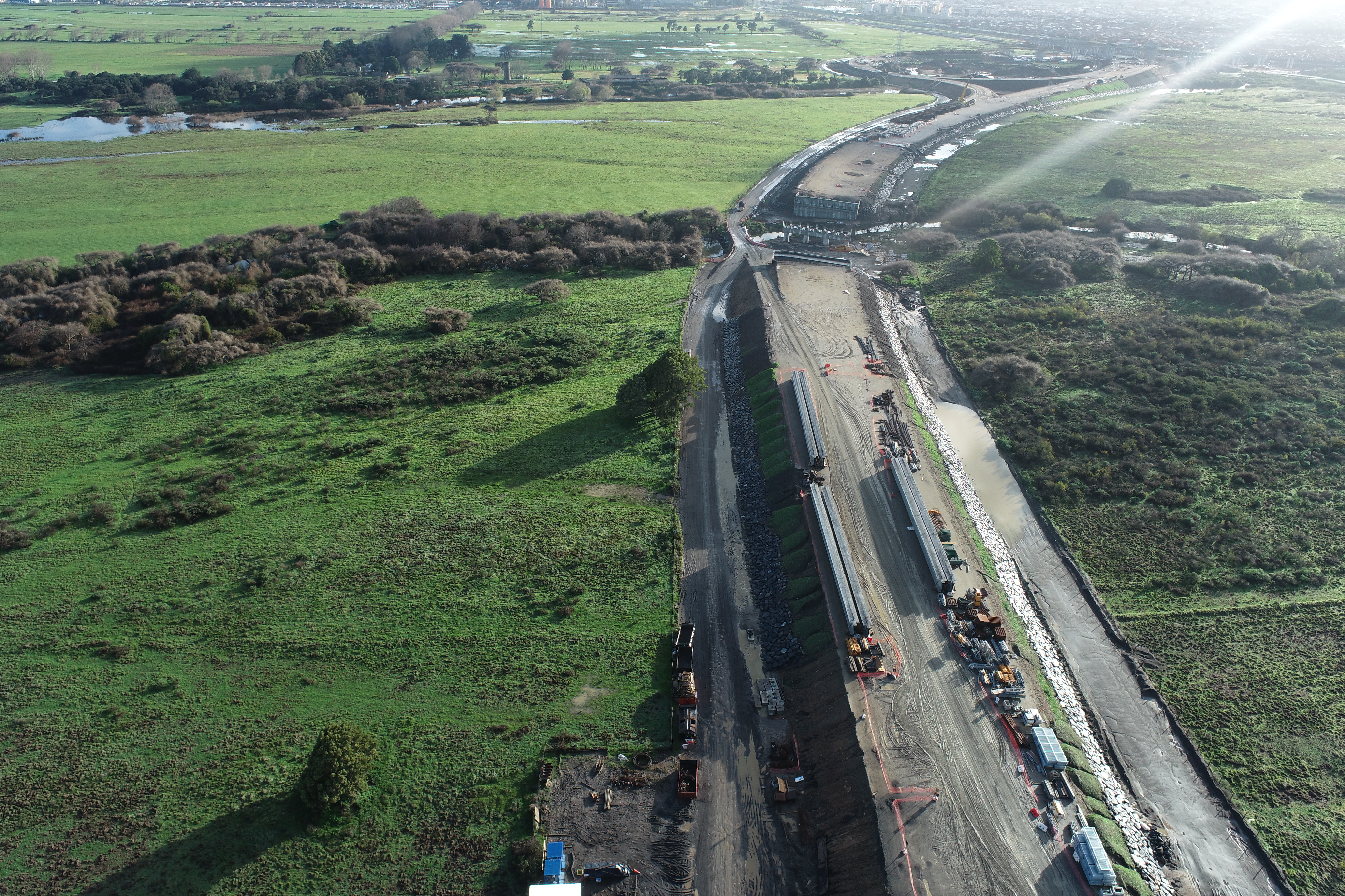 El proyecto de FCC Construcción, Puente Industrial de Concepción (Chile), supera el 50% de avance