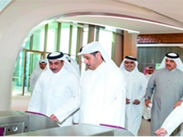 El Primer Ministro de Qatar visita las obras del Metro de Doha