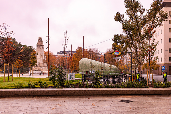 The project "Remodeling of Plaza España" winner of the Albert Serratosa City and Territory award
