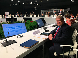 Francisco Esteban participa en la mesa de debate “Accelerating Action to Build a Resilient 1.5º World” de COP25 Madrid