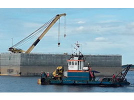 FCC Construccion manufactures drawers in the Port of Algeciras (Cádiz) for the construction of a LNG complex in Saint Petersburg