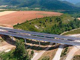 FCC Construcción finaliza el tramo de autovía A-21, entre Jaca y Santa Cilia (Huesca)