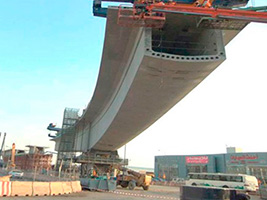 FCC Construcción avanza en la ejecución del  Khurais bridge, dentro del proyecto Metro de Riad