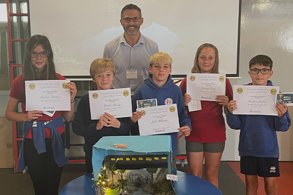 La Escuela Primaria Cyfarthfa Park ganadores del Cyfarthfa award