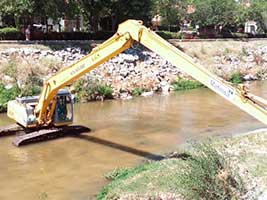 Matinsa starts the ecological restoration work on the River Manzanares between the Puente de los Franceses and the Puente de la Reina Victoria (Madrid)