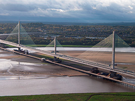 El puente Mersey, construido por FCC Construcción, considerado el mejor puente del mundo por la Asociación Internacional de Puentes e Ingeniería Estructural