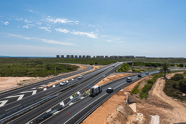 FCC Construcción finaliza el proyecto “Duplicación N-338 de acceso al Aeropuerto de Alicante-Elche Miguel Hernandez”