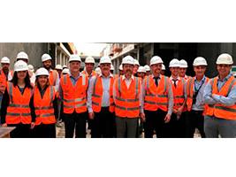 El Secretario de Estado de Asuntos Exteriores visita las obras del Metro de Riad