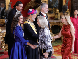 La presidenta del Grupo FCC asiste a la cena de gala ofrecida por los Reyes de España en honor a Su Majestad el Sultán de Omán