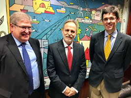 The president of Puertos del Estado shows his support for Francisco Esteban as the next president of PIANC