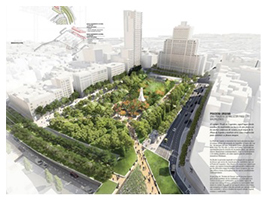 FCC gana el contrato de remodelación de la Plaza de España en Madrid
