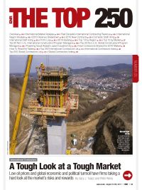 La revista ENR publica el ranking de los 250 contratistas internacionales más relevantes