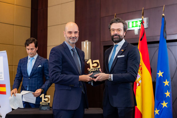 FCC Construcción, premio trayectoria empresarial, por la Cámara de Comercio de España en Qatar