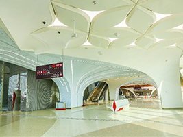 The Doha subway, built by FCC Construcción, awarded by the international magazine ENR, best subway project in the world in 2018