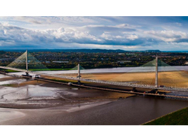 The Mersey Bridge, built by FCC Construccion, winner of the Award of Merit of the prestigious magazine ENR