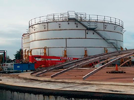 FCC Industrial avanza en la ejecución de los tanques de almacenamiento de combustible del aeropuerto de Dublín
