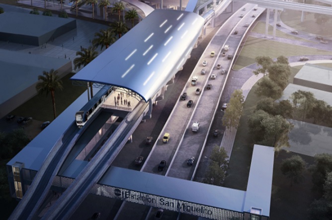 Line 2 of the Panama Metro, built by FCC, reaches 20% completion rate