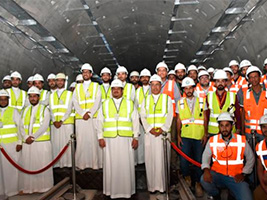 FCC recibe la visita del subgobernador de Riad a la estaciones del metro