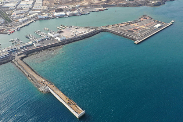 FCC Construcción gana el contrato de ampliación del muelle de Naos en Lanzarote