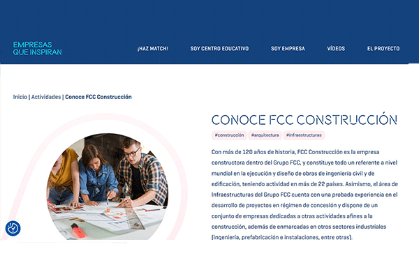 FCC Construcción se suma a la iniciativa “Empresas que Inspiran” de la Fundación Bertelsmann