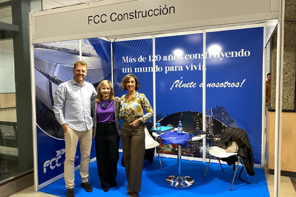 FCC Construcción participa en la Feria de Empleo Caminos 2023 organizada por la Delegación de Alumnos de la ETSI Caminos Canales y Puertos