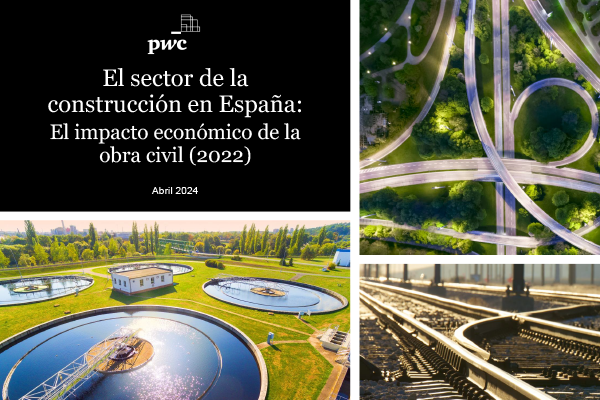 Multiplier effect of civil works in Spain: every million euros invested generates 780,571 euros in GDP, 12 full-time jobs and 263,366 euros in tax returns