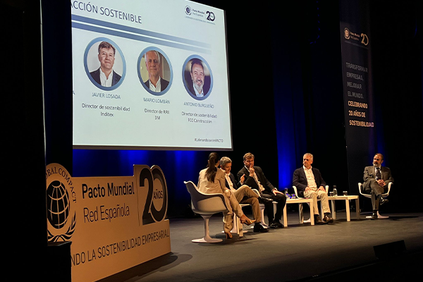 FCC Construcción participates in the 20th Anniversary of the UN Global Compact Spain